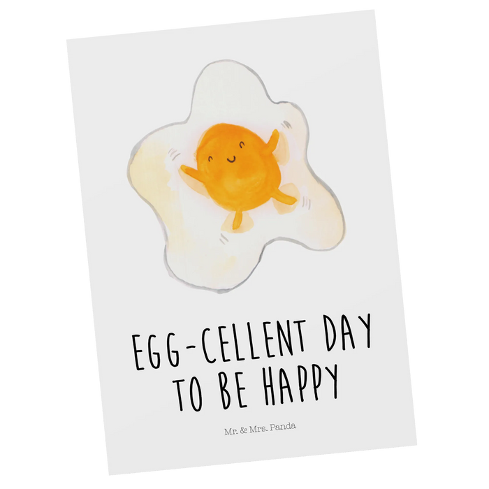 Postcard Fried egg egg