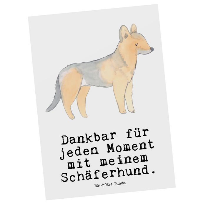 Postcard German Shepherd moment