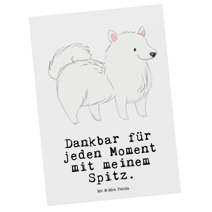 Postkarte Spitz Moment