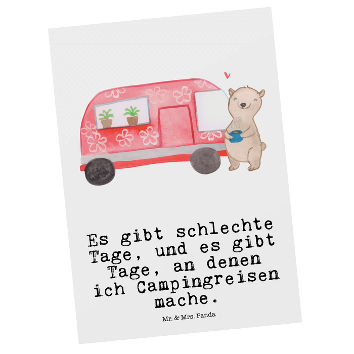 Postcard bear camper