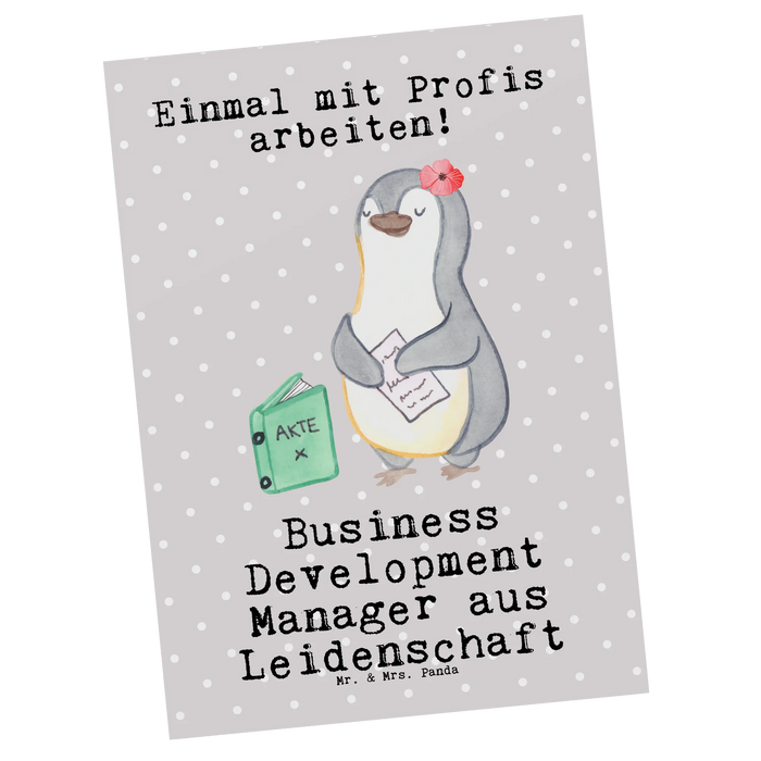 Postcard Business Development Manager Passion
