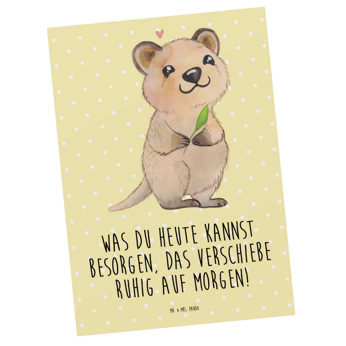 Postcard Quokka Happy