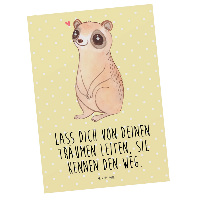 Postkarte Plumplori Glücklich