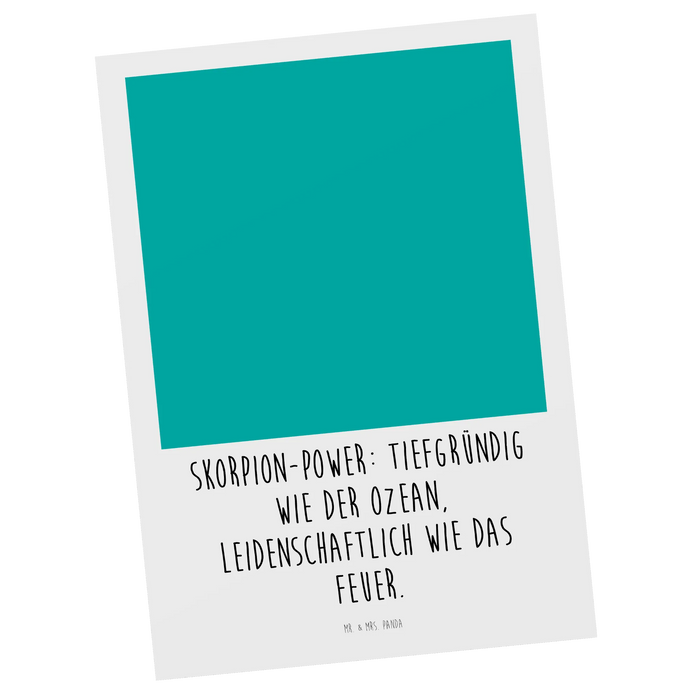 Postkarte Skorpion Astrologie