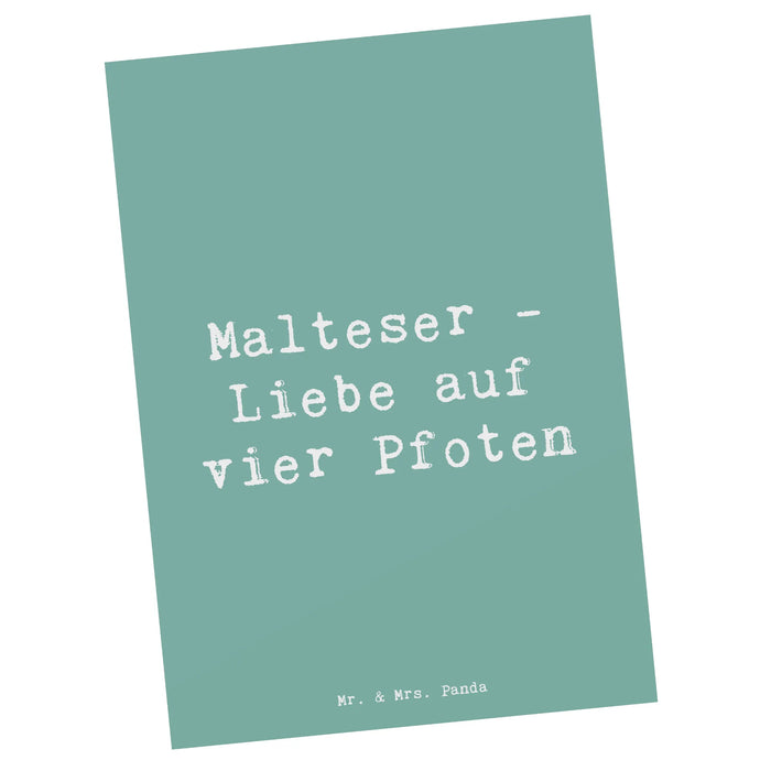Postkarte Spruch Malteser Liebe