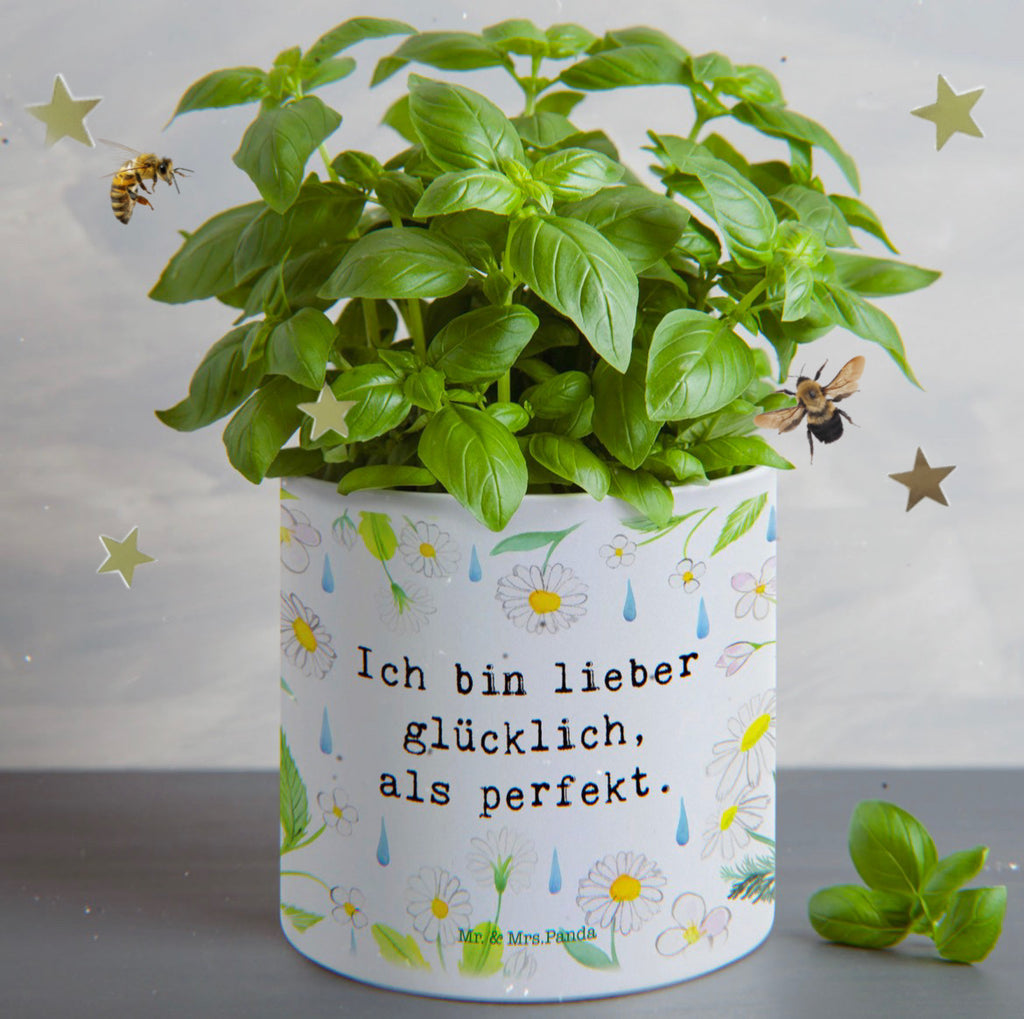 Große Blumentöpfe mit Blumenmuster