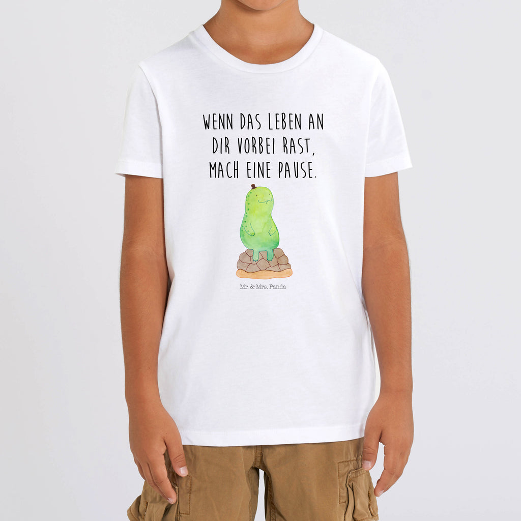 Organic Kinder T-Shirt Schildkröte pausiert Kinder T-Shirt, Kinder T-Shirt Mädchen, Kinder T-Shirt Jungen, Schildkröte, Achtsamkeit, Entschleunigen, achtsam