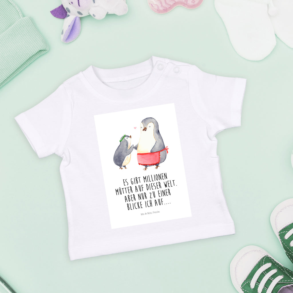 Organic Baby Shirt Pinguin mit Kind Baby T-Shirt, Jungen Baby T-Shirt, Mädchen Baby T-Shirt, Shirt, Familie, Vatertag, Muttertag, Bruder, Schwester, Mama, Papa, Oma, Opa, Geschenk, Mami, Mutti, Mutter, Geburststag