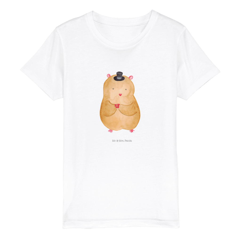 Organic Kinder T-Shirt Hamster Hut Kinder T-Shirt, Kinder T-Shirt Mädchen, Kinder T-Shirt Jungen, Tiermotive, Gute Laune, lustige Sprüche, Tiere, Hamster, Hut, Magier, Zylinder, Zwerghamster, Zauberer