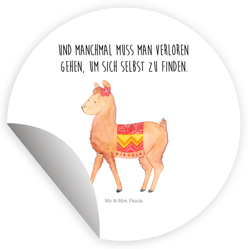 Rund Aufkleber Alpaka stolz Sticker, Aufkleber, Etikett, Kinder, rund, Alpaka, Lama