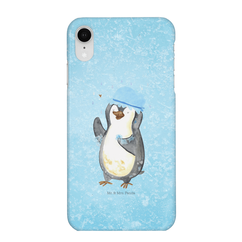 Handyhülle Pinguin Duschen Handyhülle, Handycover, Cover, Handy, Hülle, Samsung Galaxy S8 plus, Pinguin, Pinguine, Dusche, duschen, Lebensmotto, Motivation, Neustart, Neuanfang, glücklich sein
