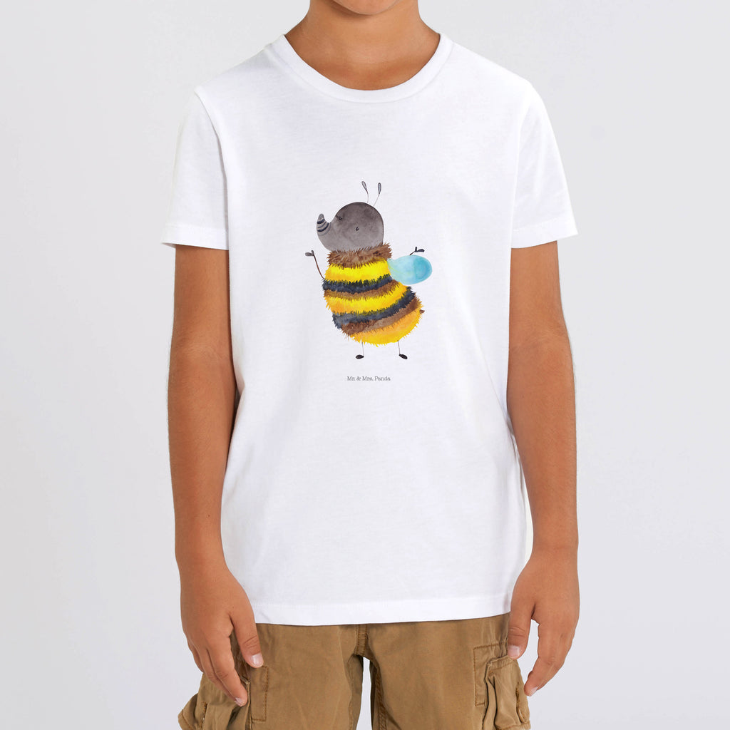 Organic Kinder T-Shirt Hummel flauschig Kinder T-Shirt, Kinder T-Shirt Mädchen, Kinder T-Shirt Jungen, Tiermotive, Gute Laune, lustige Sprüche, Tiere, Hummel, Flauschig, Biene, Blume, Natur