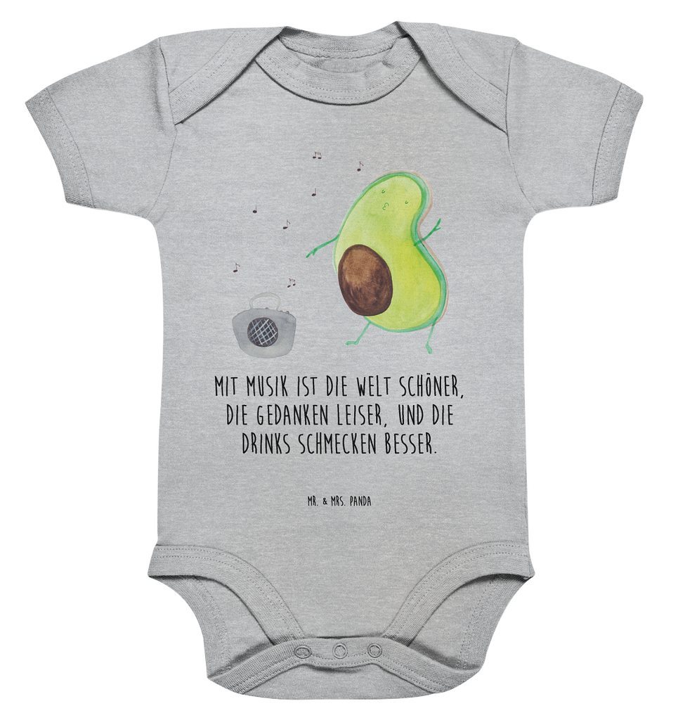 Organic Baby Body Avocado Tanzen Babykleidung, Babystrampler, Strampler, Wickelbody, Baby Erstausstattung, Junge, Mädchen, Avocado, Veggie, Vegan, Gesund