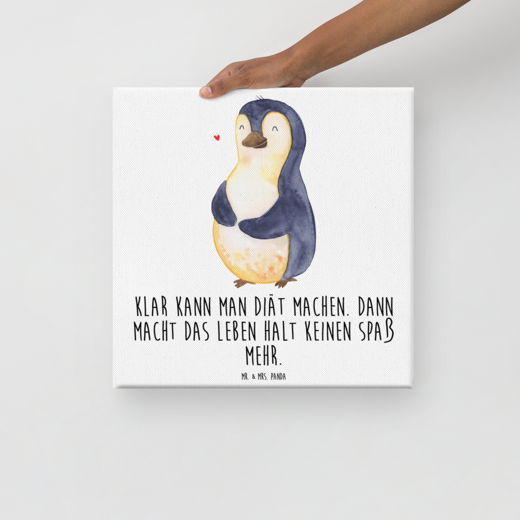 Leinwand Bild Pinguin Diät Leinwand, Bild, Kunstdruck, Wanddeko, Dekoration, Pinguin, Pinguine, Diät, Abnehmen, Abspecken, Gewicht, Motivation, Selbstliebe, Körperliebe, Selbstrespekt