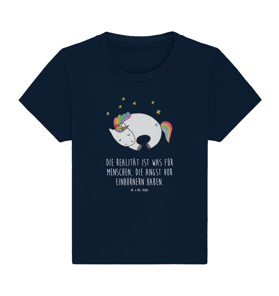 Organic Baby Shirt Einhorn Nacht Baby T-Shirt, Jungen Baby T-Shirt, Mädchen Baby T-Shirt, Shirt, Einhorn, Einhörner, Einhorn Deko, Pegasus, Unicorn, Träume, Traum, unicorn, Realität, Menschen, Geschenk, Ruhe, Freundin