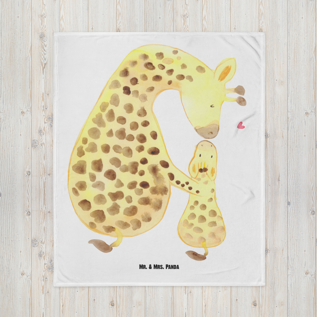 Babydecke Giraffe mit Kind Babydecke, Babygeschenk, Geschenk Geburt, Babyecke Kuscheldecke, Krabbeldecke, Afrika, Wildtiere, Giraffe, Kind, Mutter, Mama, Tochter, Sohn, Lieblingsmensch