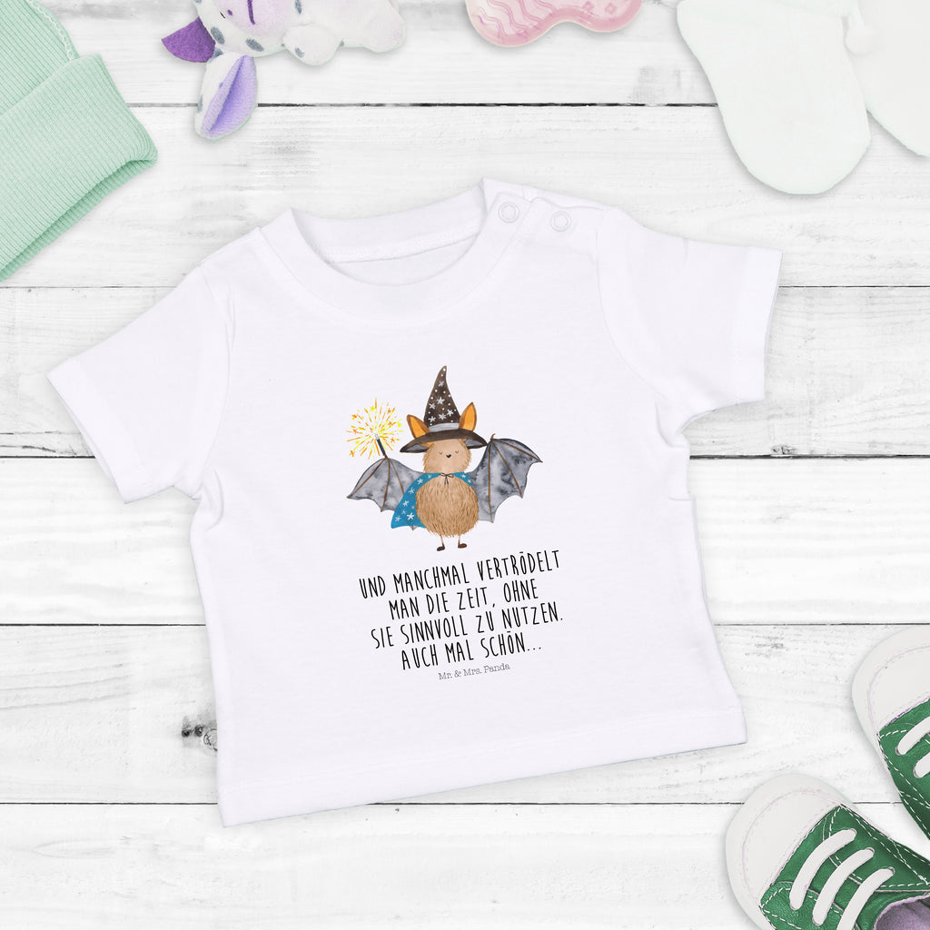 Organic Baby Shirt Fledermaus Zauberer Baby T-Shirt, Jungen Baby T-Shirt, Mädchen Baby T-Shirt, Shirt, Tiermotive, Gute Laune, lustige Sprüche, Tiere, Fledermaus, Fledermäuse, Zauberer, Magier, Frauen, reinsteigern