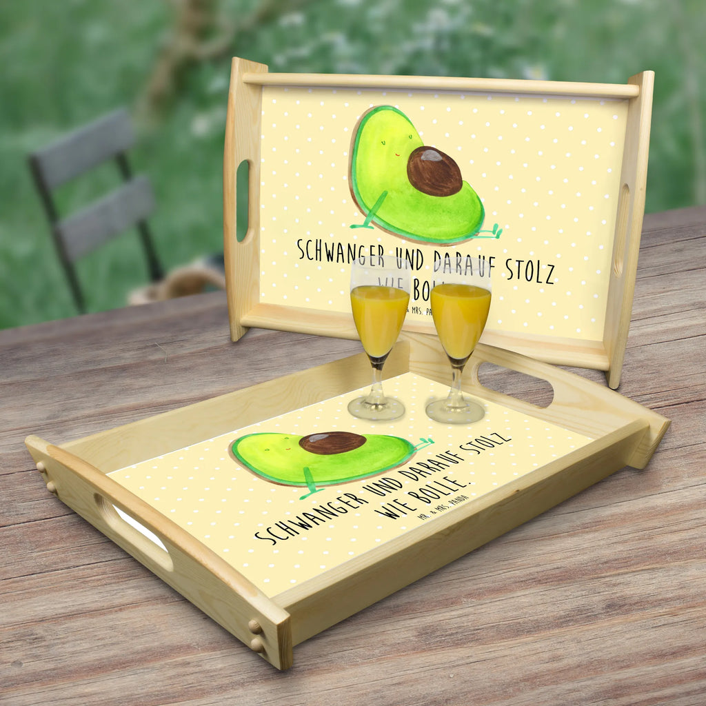 Serviertablett Avocado schwanger Tablett, Serviertablett, Dekotablett, Küchentablett, Holztablett, Frühstückstablett, Avocado, Veggie, Vegan, Gesund, schwanger, Babyshower, Babyparty, Schwangerschaft