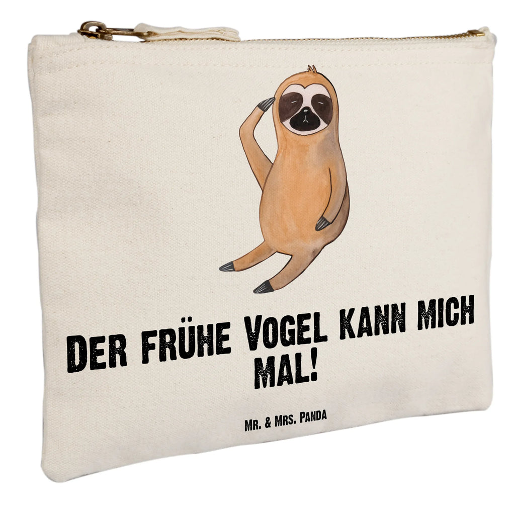 torebka na makijaż leniwiec ptak toiletry bag, beauty tasche, pinsel tasche, pencil case, utensilientasche, Waschtasche, Kulturbeutel, Kosmetiktasche, Federmappe, aufbewahrungsbeutel, Etui, aufbewahrungstasche, Schminktäschchen, Schminkbeutel, Kosmetikbeutel, Schminktasche, kosmetiktäschchen, Stiftemäppchen, Schlampermäppchen, Mäppchen, Kulturtasche, Waschbeutel, beauty case, Faultier, Faultier Geschenk, Faultier Deko, Faultierwelt, faul, Der Frühe Vogel, Lieblingstier, Spinner, Morgenmuffel, Früher Vogel, Frühaufsteher, Vogel, Faultiere