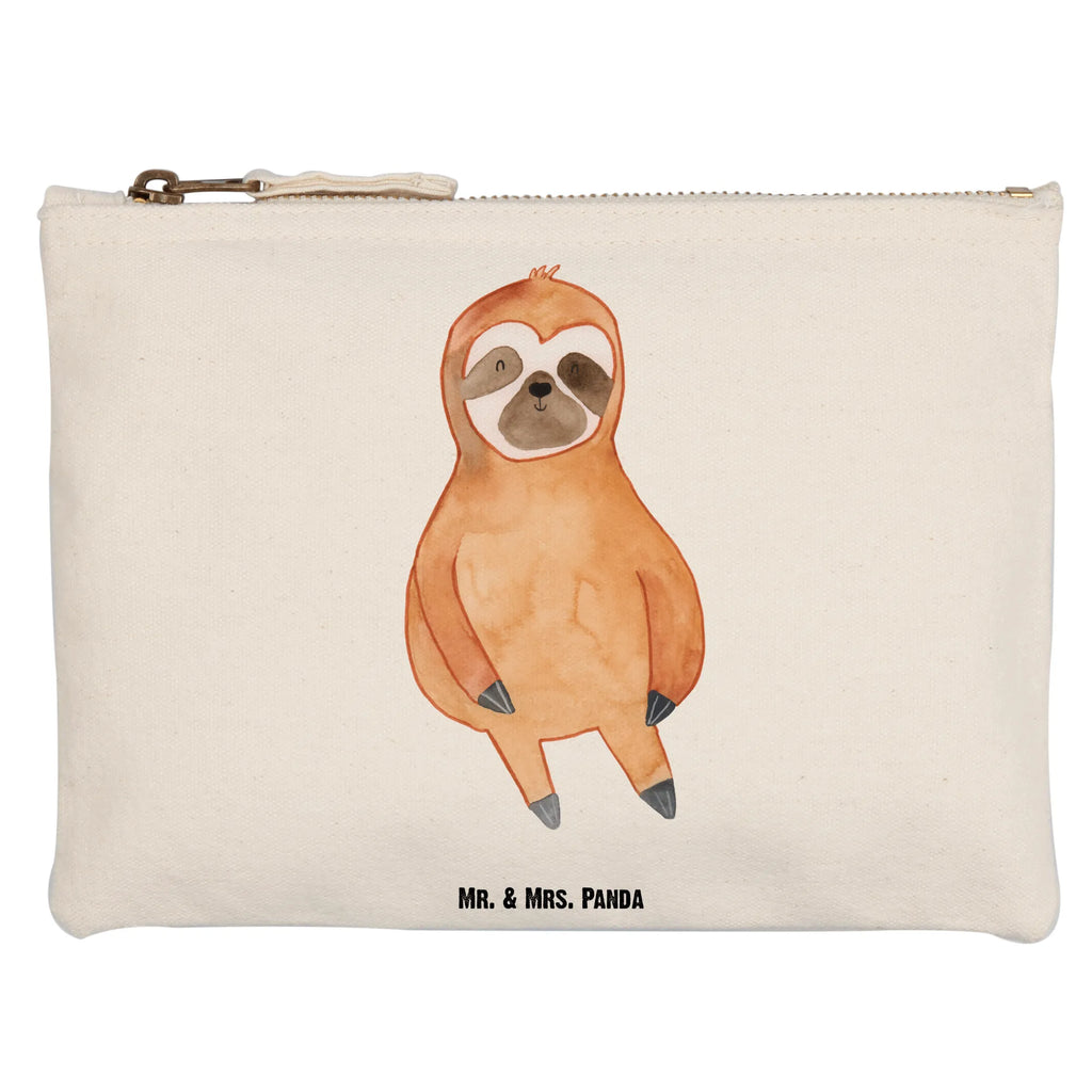 Make-up bag sloth Satisfied Schminkbeutel, beauty case, Kulturbeutel, Kulturtasche, Mäppchen, Etui, pinsel tasche, aufbewahrungstasche, Federmappe, Waschtasche, Schminktäschchen, Kosmetikbeutel, Schlampermäppchen, beauty tasche, kosmetiktäschchen, pencil case, Waschbeutel, Stiftemäppchen, Schminktasche, Kosmetiktasche, utensilientasche, toiletry bag, aufbewahrungsbeutel, Faultier, Faultier Geschenk, Faultier Deko, Gelassenheit, Lieblingstier, faul, Faultiere, Frieden, Zufrieden, Pause, glücklich, Happy, Zufriedenheit, Relaxen, Glück, Ruhe