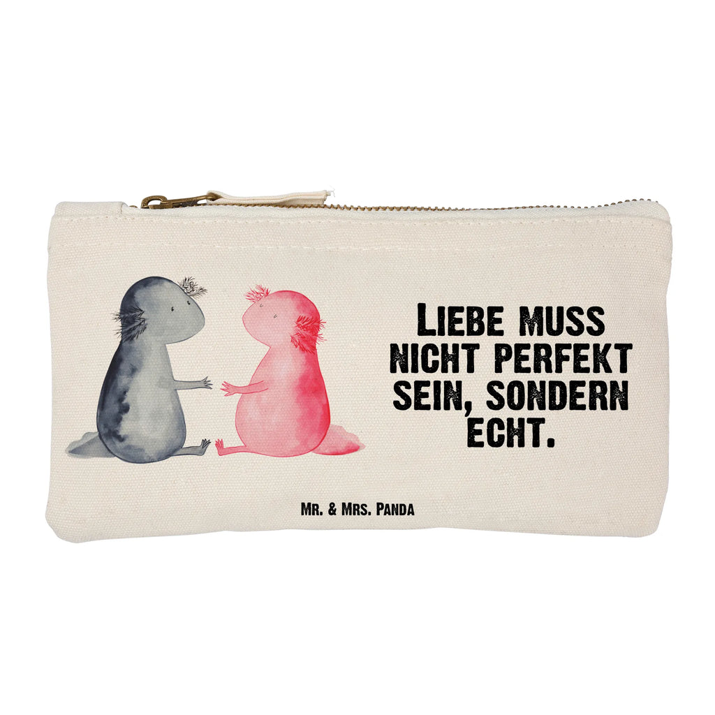 Make-up bag axolotl Love pinsel tasche, Waschbeutel, Waschtasche, Etui, Kulturtasche, pencil case, Kulturbeutel, Kosmetikbeutel, Schminktäschchen, Schminktasche, beauty case, aufbewahrungsbeutel, kosmetiktäschchen, Schminkbeutel, Kosmetiktasche, beauty tasche, Mäppchen, aufbewahrungstasche, Stiftemäppchen, Federmappe, utensilientasche, toiletry bag, Schlampermäppchen, Molch, Axolotl, Liebesbeweis, Liebe, Jahrestag, Lurch, Axolot, Große Liebe, Valentinstag, Lurche, Ehemann, Schwanzlurch, Verlobter, Freund