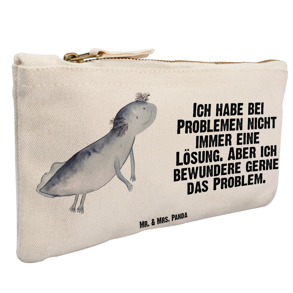 Make-up bag axolotl To swim aufbewahrungstasche, Schminktasche, Kosmetiktasche, beauty tasche, beauty case, Etui, Waschbeutel, Kulturtasche, Mäppchen, Schminkbeutel, Kulturbeutel, Federmappe, Kosmetikbeutel, Schminktäschchen, Stiftemäppchen, pinsel tasche, utensilientasche, pencil case, Schlampermäppchen, aufbewahrungsbeutel, Waschtasche, kosmetiktäschchen, toiletry bag, Axolotl, Molch, Axolot, Lurche, Motivation, Lurch, Problem, Probleme, Schwanzlurch, Lösungen
