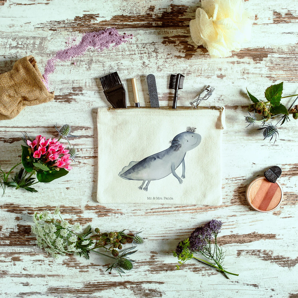 Make-up bag axolotl To swim aufbewahrungstasche, Schminktasche, Kosmetiktasche, beauty tasche, beauty case, Etui, Waschbeutel, Kulturtasche, Mäppchen, Schminkbeutel, Kulturbeutel, Federmappe, Kosmetikbeutel, Schminktäschchen, Stiftemäppchen, pinsel tasche, utensilientasche, pencil case, Schlampermäppchen, aufbewahrungsbeutel, Waschtasche, kosmetiktäschchen, toiletry bag, Axolotl, Molch, Axolot, Lurche, Motivation, Lurch, Problem, Probleme, Schwanzlurch, Lösungen