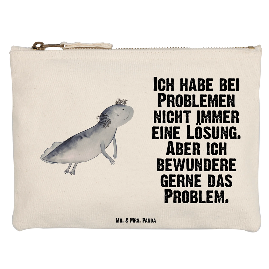 Make-up bag axolotl To swim aufbewahrungstasche, Schminktasche, Kosmetiktasche, beauty tasche, beauty case, Etui, Waschbeutel, Kulturtasche, Mäppchen, Schminkbeutel, Kulturbeutel, Federmappe, Kosmetikbeutel, Schminktäschchen, Stiftemäppchen, pinsel tasche, utensilientasche, pencil case, Schlampermäppchen, aufbewahrungsbeutel, Waschtasche, kosmetiktäschchen, toiletry bag, Axolotl, Molch, Axolot, Lurche, Motivation, Lurch, Problem, Probleme, Schwanzlurch, Lösungen