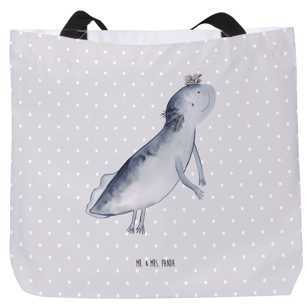 Shopper axolotl To swim handle bag, beach bag, bag, shopper, large, XXL, carrier bag, woman, shopping bag, Axolotl, Axelotl, marine animals, Mexican walking fish, salamander, amphibians, solutions, problem, tail, axolot, motivation, problems