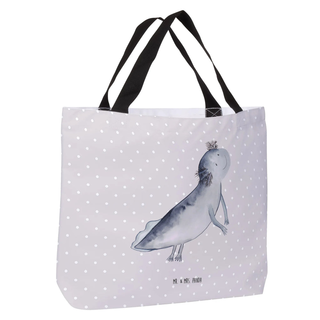 Shopper axolotl To swim handle bag, beach bag, bag, shopper, large, XXL, carrier bag, woman, shopping bag, Axolotl, Axelotl, marine animals, Mexican walking fish, salamander, amphibians, solutions, problem, tail, axolot, motivation, problems
