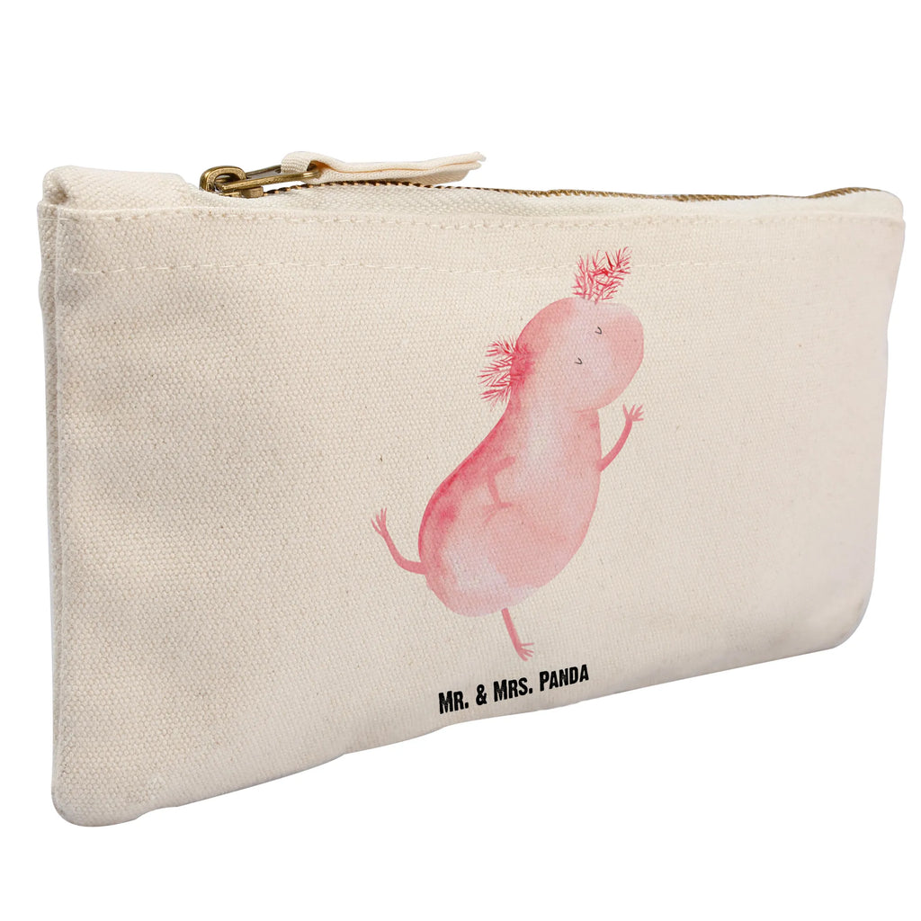 Schminktasche Axolotl Tanzen pencil case, Waschbeutel, Schminktasche, Schminkbeutel, Kosmetiktasche, aufbewahrungstasche, Federmappe, Etui, Mäppchen, kosmetiktäschchen, aufbewahrungsbeutel, Kulturbeutel, pinsel tasche, Kosmetikbeutel, beauty tasche, toiletry bag, Schminktäschchen, utensilientasche, Waschtasche, Stiftemäppchen, beauty case, Kulturtasche, Schlampermäppchen, Molch, Axolotl, Freundin, Verrückt, Lurche, Lurch, Axolot, Schwanzlurch, Beste Freundin, Dachschaden, Sterne