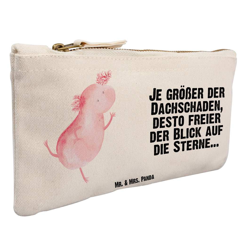 Schminktasche Axolotl Tanzen pencil case, Waschbeutel, Schminktasche, Schminkbeutel, Kosmetiktasche, aufbewahrungstasche, Federmappe, Etui, Mäppchen, kosmetiktäschchen, aufbewahrungsbeutel, Kulturbeutel, pinsel tasche, Kosmetikbeutel, beauty tasche, toiletry bag, Schminktäschchen, utensilientasche, Waschtasche, Stiftemäppchen, beauty case, Kulturtasche, Schlampermäppchen, Molch, Axolotl, Freundin, Verrückt, Lurche, Lurch, Axolot, Schwanzlurch, Beste Freundin, Dachschaden, Sterne