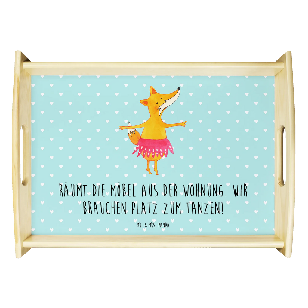 Serviertablett Fuchs Ballerina Serviertablett, Küchentablett, Holztablett, Frühstückstablett, Dekotablett, Tablett, Fuchs, Einladung, Füchsin, Tänzerin, Tanzen, Fuchs Spruch, Ballerina, Ballett, Geburtstag, Party, Füchse