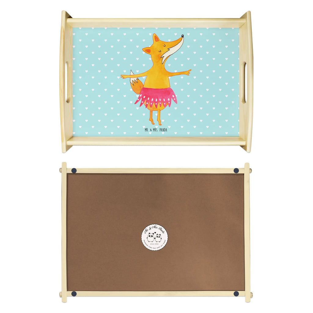 Serviertablett Fuchs Ballerina Serviertablett, Küchentablett, Holztablett, Frühstückstablett, Dekotablett, Tablett, Fuchs, Einladung, Füchsin, Tänzerin, Tanzen, Fuchs Spruch, Ballerina, Ballett, Geburtstag, Party, Füchse