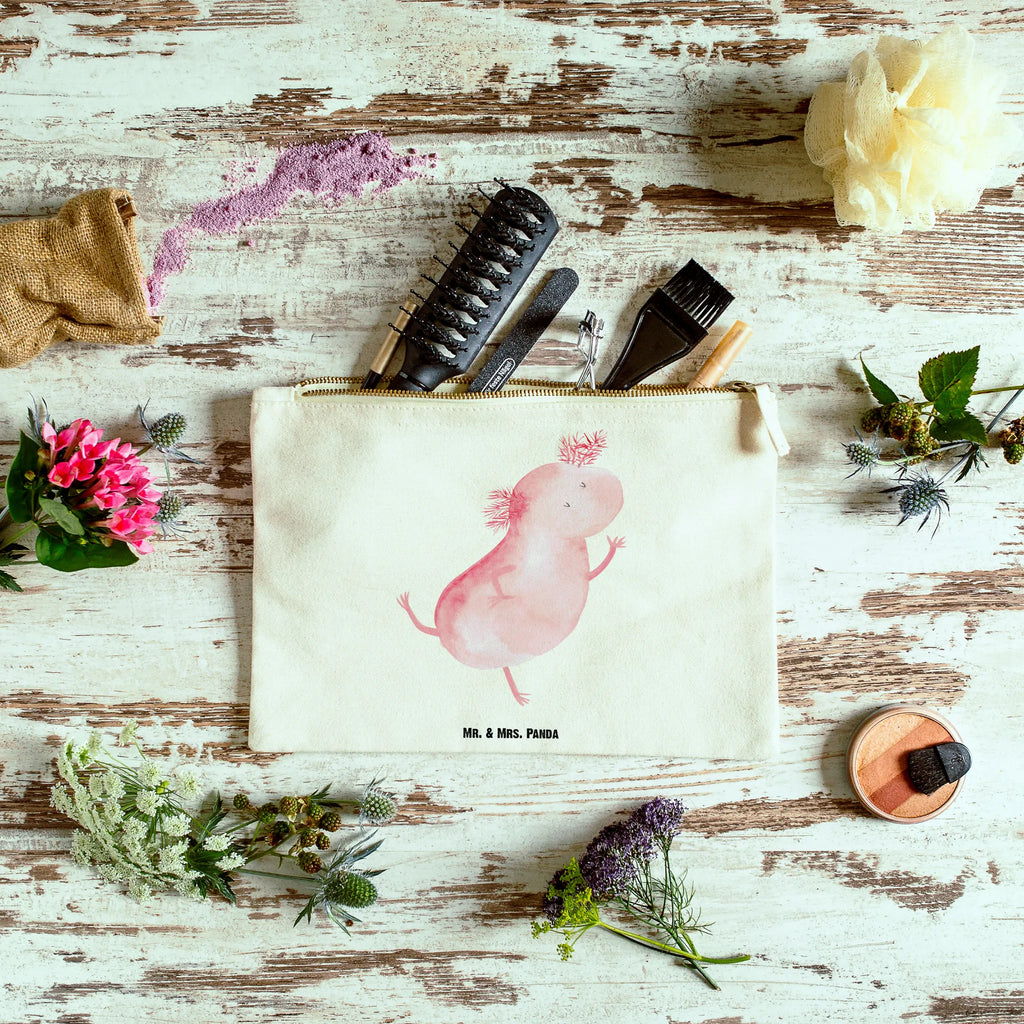 Schminktasche Axolotl Tanzen pencil case, Waschbeutel, Schminktasche, Schminkbeutel, Kosmetiktasche, aufbewahrungstasche, Federmappe, Etui, Mäppchen, kosmetiktäschchen, aufbewahrungsbeutel, Kulturbeutel, pinsel tasche, Kosmetikbeutel, beauty tasche, toiletry bag, Schminktäschchen, utensilientasche, Waschtasche, Stiftemäppchen, beauty case, Kulturtasche, Schlampermäppchen, Molch, Axolotl, Freundin, Verrückt, Lurche, Lurch, Axolot, Schwanzlurch, Beste Freundin, Dachschaden, Sterne