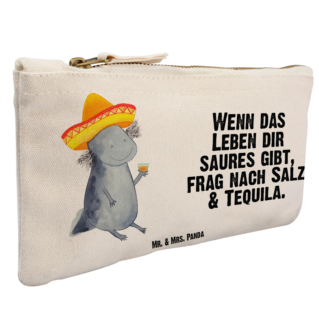Schminktasche Axolotl Tequila beauty tasche, Waschtasche, Federmappe, beauty case, Schlampermäppchen, Waschbeutel, toiletry bag, Kulturbeutel, Schminktäschchen, Etui, Stiftemäppchen, Kulturtasche, utensilientasche, Mäppchen, aufbewahrungstasche, Schminkbeutel, Kosmetiktasche, kosmetiktäschchen, Schminktasche, pencil case, aufbewahrungsbeutel, Kosmetikbeutel, pinsel tasche, Molch, Axolotl, Spruch, Tequila, Schwanzlurch, Lurch, Zitrone, Mexico, Axolot, Feuerdrache, Mexiko, Lurche, Feuersalamander, Sombrero, Motivation