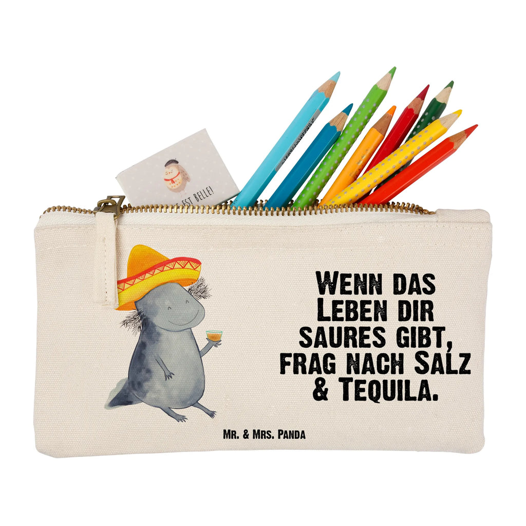 Schminktasche Axolotl Tequila beauty tasche, Waschtasche, Federmappe, beauty case, Schlampermäppchen, Waschbeutel, toiletry bag, Kulturbeutel, Schminktäschchen, Etui, Stiftemäppchen, Kulturtasche, utensilientasche, Mäppchen, aufbewahrungstasche, Schminkbeutel, Kosmetiktasche, kosmetiktäschchen, Schminktasche, pencil case, aufbewahrungsbeutel, Kosmetikbeutel, pinsel tasche, Molch, Axolotl, Spruch, Tequila, Schwanzlurch, Lurch, Zitrone, Mexico, Axolot, Feuerdrache, Mexiko, Lurche, Feuersalamander, Sombrero, Motivation
