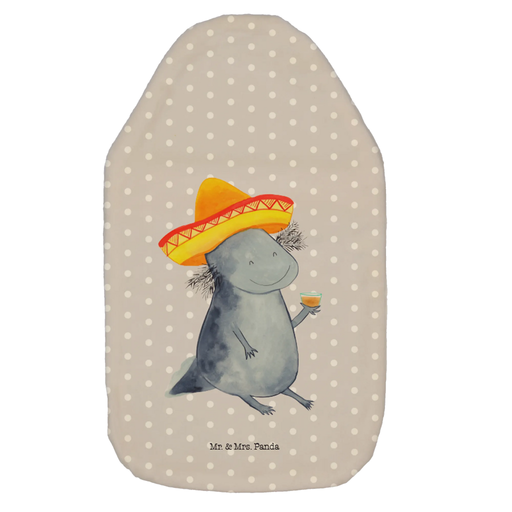 Wärmflasche Axolotl Tequila Bettflasche, Wärmflasche, Kleine Wärmflasche, Wärmekissen, Körnerkissen, Wärmflaschenbezug, Kinderwärmflasche, Wärmflasche mit Bezug, Axolotl, Molch, Feuerdrache, Axolot, Mexiko, Zitrone, Lurche, Lurch, Schwanzlurch, Mexico, Motivation, Tequila, Feuersalamander, Sombrero, Spruch