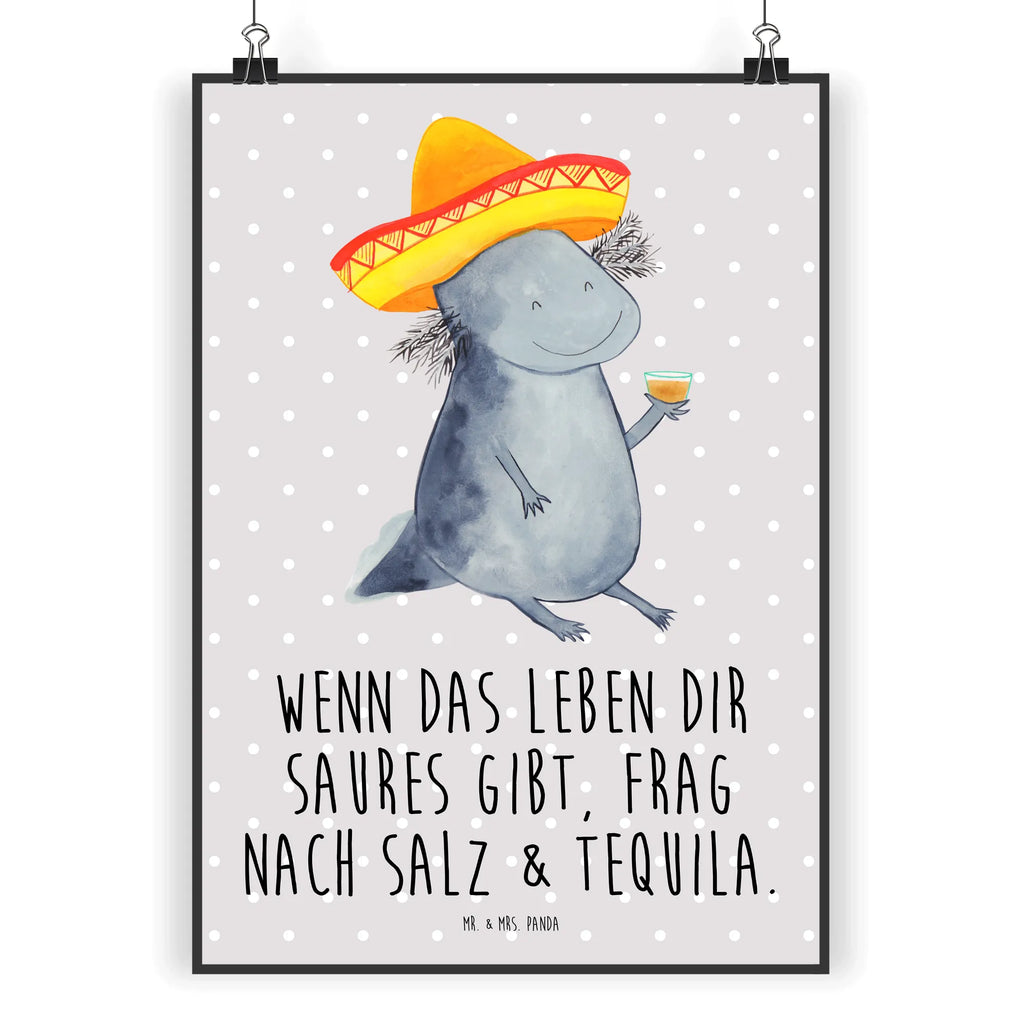 Poster axolotl tequila Mr. & Mrs. Panda Poster, Wandbild, Poster, Wanddekoration, kunst für die wand, Kunstdruck, grafikposter, Designposter, drucke, Wanddeko Bild, Deko Bild, kunstdruck poster, Bild für Wand, Posterdruck, kunstposter, Wandschmuck, Bild, Plakat, wandkunst, Wandposter, wanddeko, wanddruck, Molch, Axolotl, Feuersalamander, Motivation, Spruch, Mexiko, Lurch, Schwanzlurch, Lurche, Zitrone, Feuerdrache, Tequila, Mexico, Axolot, Sombrero