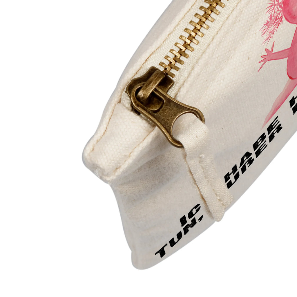 Schminktasche Axolotl Hurra Kulturtasche, Waschbeutel, Schlampermäppchen, Kosmetiktasche, pencil case, Schminktasche, utensilientasche, Federmappe, toiletry bag, beauty case, Kosmetikbeutel, Schminkbeutel, kosmetiktäschchen, aufbewahrungstasche, pinsel tasche, Etui, Kulturbeutel, Schminktäschchen, Waschtasche, Mäppchen, Stiftemäppchen, aufbewahrungsbeutel, beauty tasche, Molch, Axolotl, Motivation, Zufriedenheit, Axolot, Lurche, Lurch, Freude, Schwanzlurch, Spaß, Fröhlich