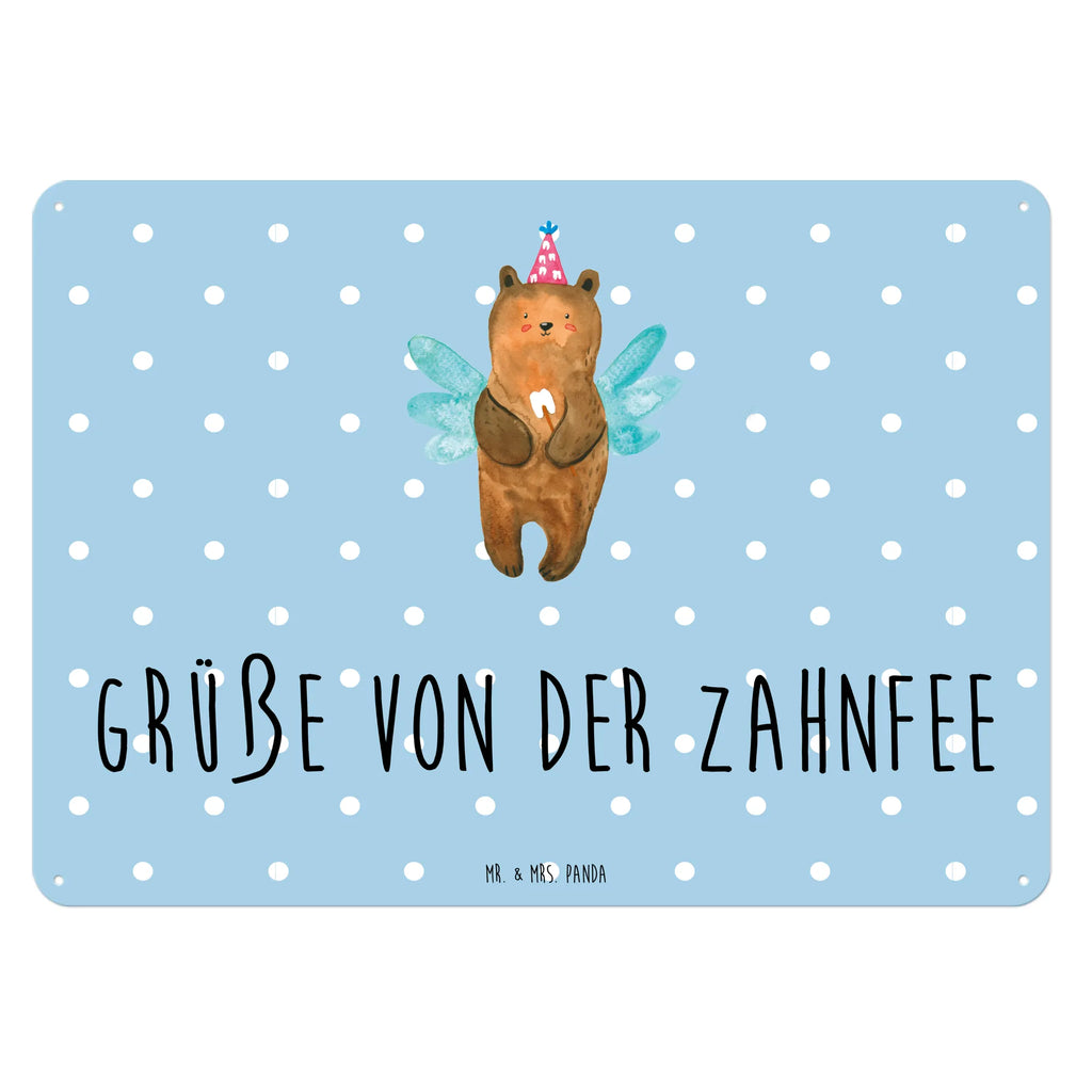 Blechschild Bär Zahnfee Dekoschild Metall, Blechschild Küche, Blechschild Zum Aufhängen, Türschild Metall, Wandschild Metall, Blechschild Für Männer, Blechschild Groß, Blechschild Für Frauen, Blechschild, Blechschild Büro, Teddy, Bär, Teddybär, Erster Zahn, Fee, Zahnfee, Milchzahn