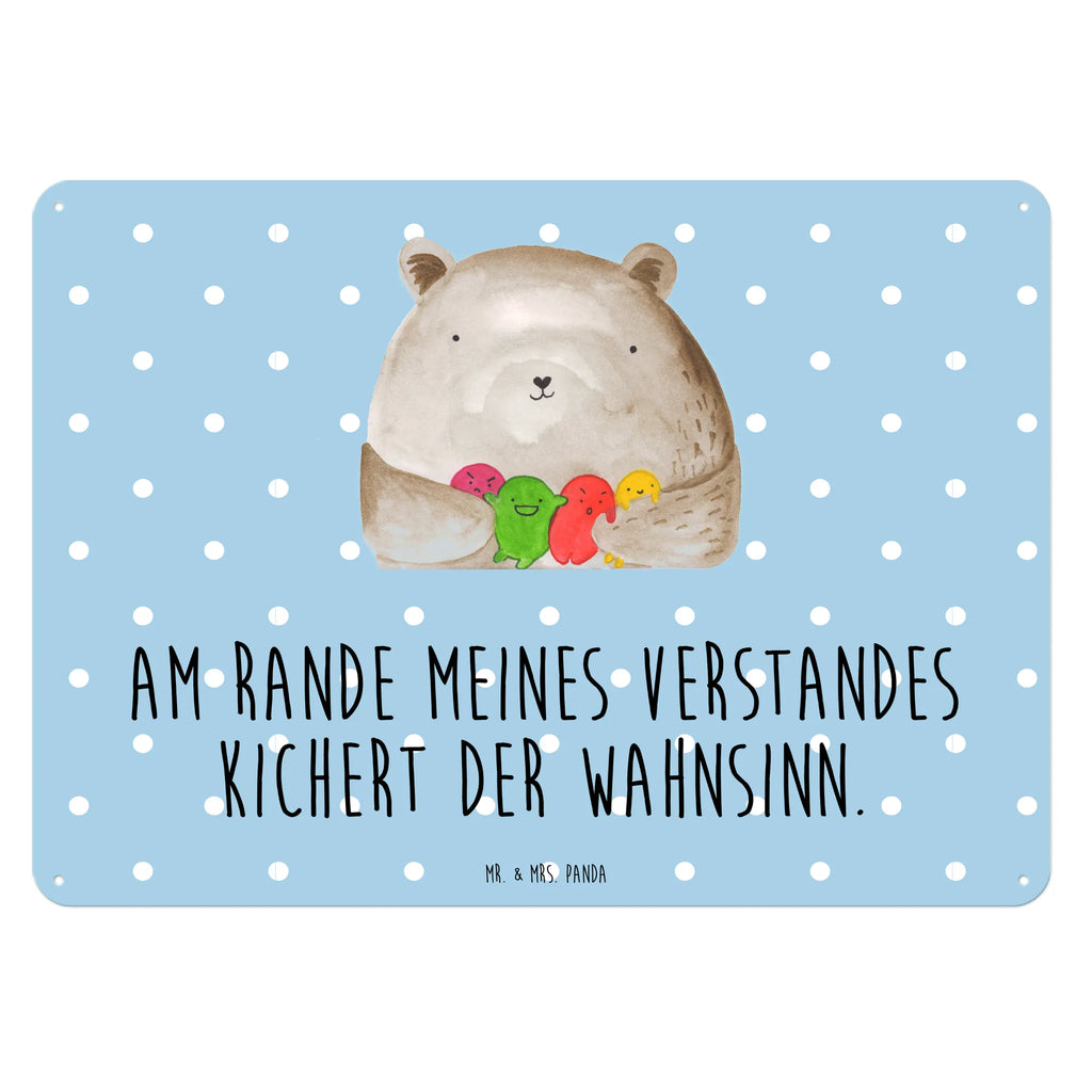 Blechschild Bär Gefühl Dekoschild Metall, Blechschild Küche, Blechschild Für Frauen, Blechschild Groß, Wandschild Metall, Blechschild, Blechschild Büro, Blechschild Für Männer, Türschild Metall, Blechschild Zum Aufhängen, Teddy, Bär, Teddybär, Durchgedreht, Verrückt, Wahnsinn