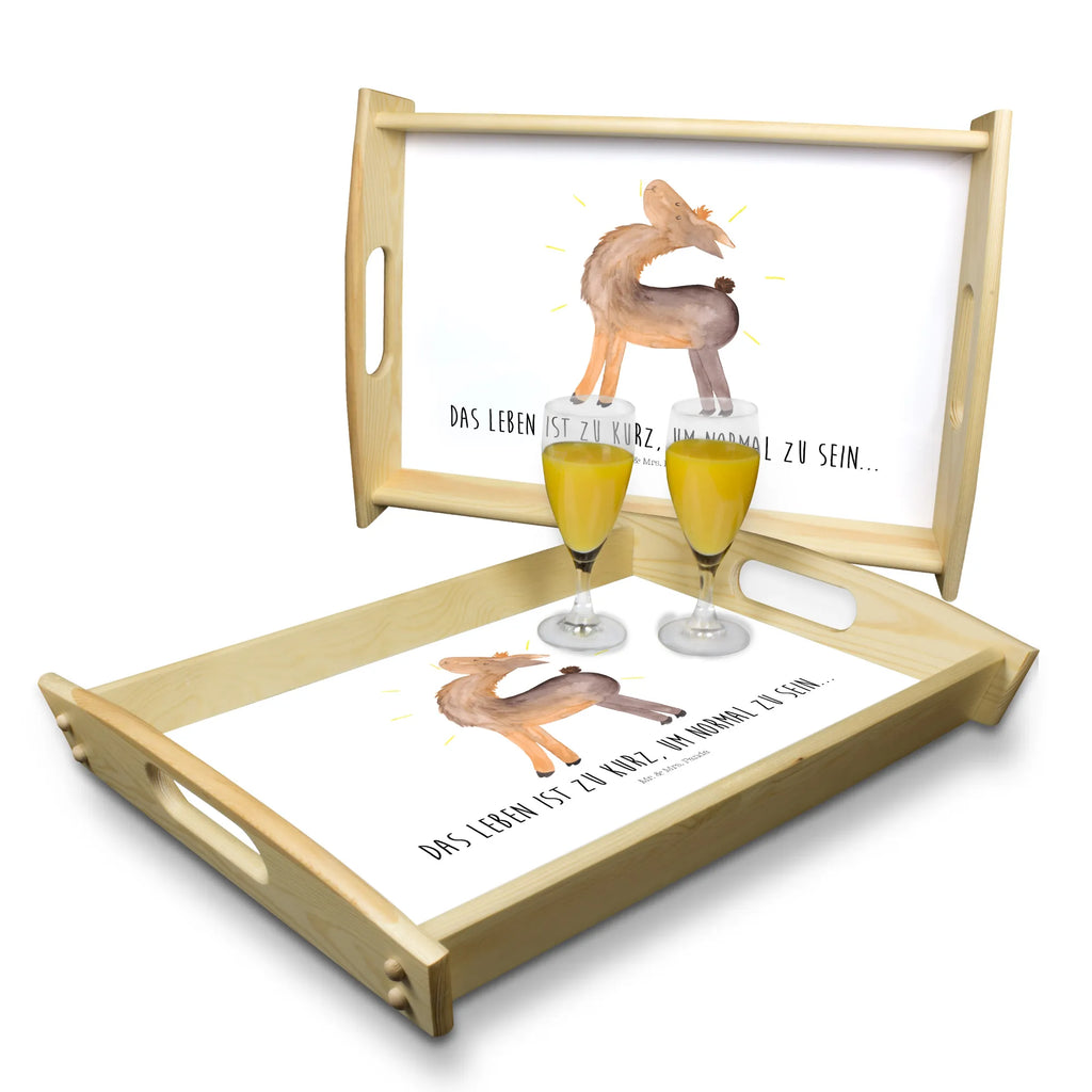 Serviertablett Lama stolz Frühstückstablett, Serviertablett, Küchentablett, Holztablett, Dekotablett, Tablett, Lama, Alpaka, Anders, Family, beste Freundin, Kumpel, Freundinnen, Hippie, Neustart, Lamas, Freundin, stolz, Familie, Außenseiter