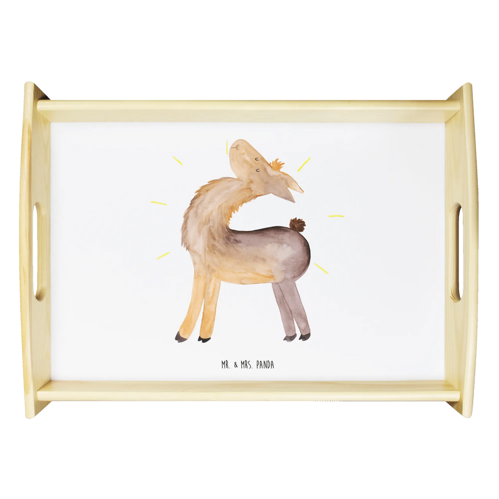 Serviertablett Lama stolz Frühstückstablett, Serviertablett, Küchentablett, Holztablett, Dekotablett, Tablett, Lama, Alpaka, Anders, Family, beste Freundin, Kumpel, Freundinnen, Hippie, Neustart, Lamas, Freundin, stolz, Familie, Außenseiter