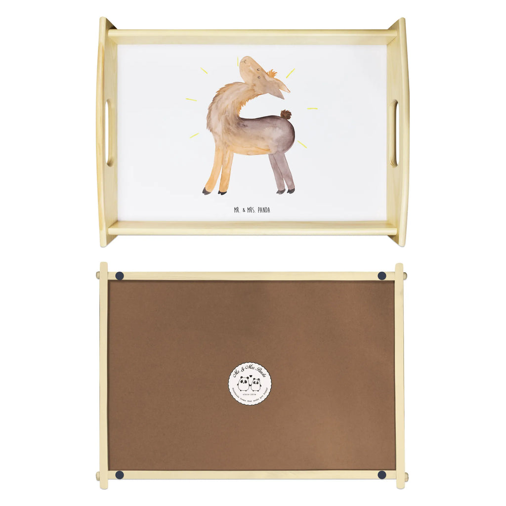 Serviertablett Lama stolz Frühstückstablett, Serviertablett, Küchentablett, Holztablett, Dekotablett, Tablett, Lama, Alpaka, Anders, Family, beste Freundin, Kumpel, Freundinnen, Hippie, Neustart, Lamas, Freundin, stolz, Familie, Außenseiter