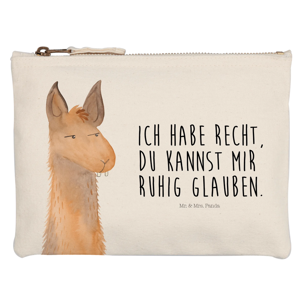 Make-up bag llama head Annoyed Llama, llama, alpaca, trendy animal, being annoyed, boss, lama, girlfriend, being right, partner, apprentice, office, office life, best friend, lamas