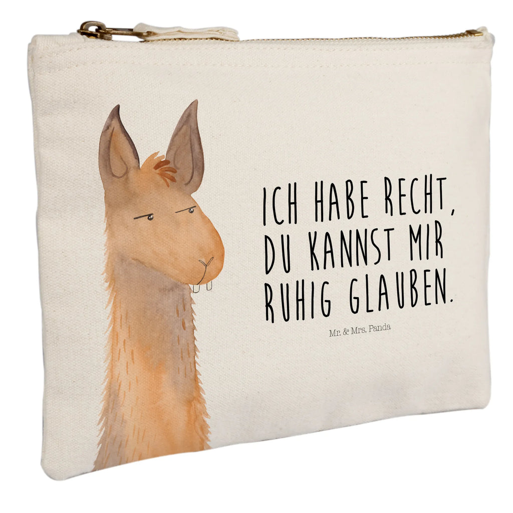 Make-up bag llama head Annoyed Llama, llama, alpaca, trendy animal, being annoyed, boss, lama, girlfriend, being right, partner, apprentice, office, office life, best friend, lamas