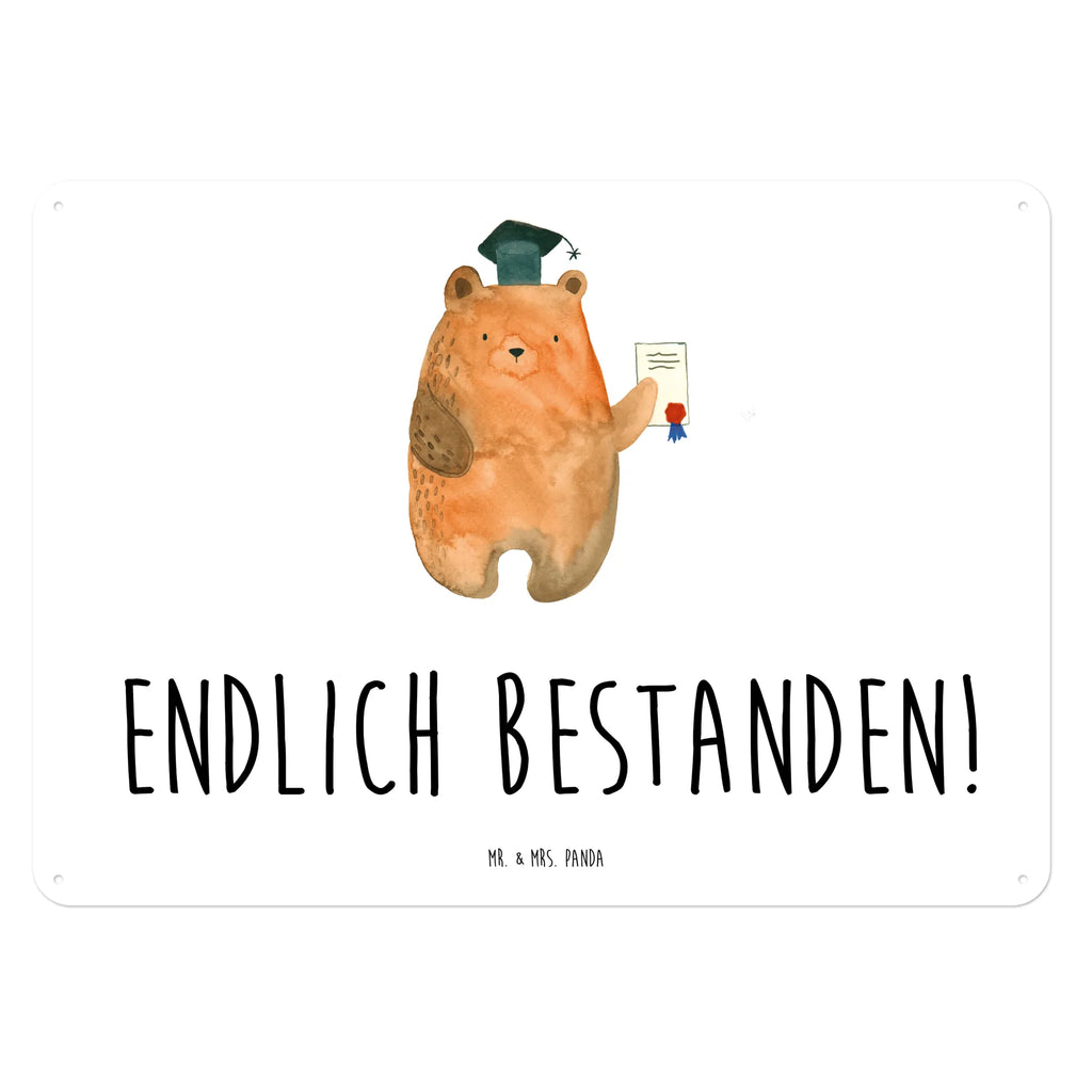 Blechschild Bär Prüfung Wandschild Metall, Dekoschild Metall, Blechschild Zum Aufhängen, Blechschild Büro, Blechschild Für Männer, Blechschild Für Frauen, Türschild Metall, Blechschild Küche, Blechschild Groß, Blechschild, Teddy, Bär, Teddybär, Prüfungen, Zeugnis, Abschluss, Prüfung Bestanden, Abitur, Abschlusszeugnis