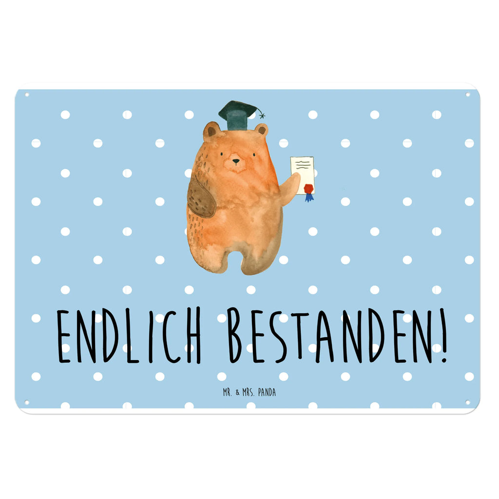 Blechschild Bär Prüfung Wandschild Metall, Dekoschild Metall, Blechschild Zum Aufhängen, Blechschild Büro, Blechschild Für Männer, Blechschild Für Frauen, Türschild Metall, Blechschild Küche, Blechschild Groß, Blechschild, Teddy, Bär, Teddybär, Prüfungen, Zeugnis, Abschluss, Prüfung Bestanden, Abitur, Abschlusszeugnis