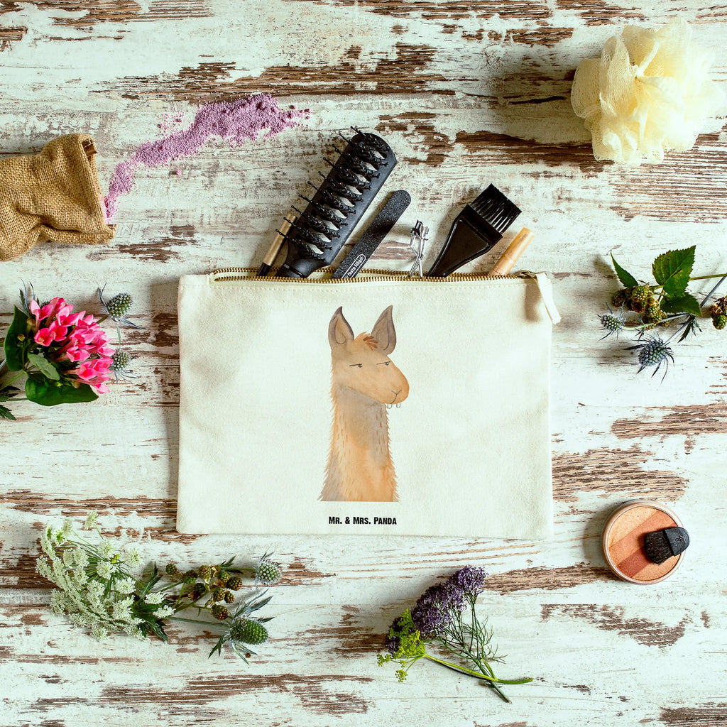 Make-up bag llama head Annoyed Llama, llama, alpaca, trendy animal, being annoyed, boss, lama, girlfriend, being right, partner, apprentice, office, office life, best friend, lamas